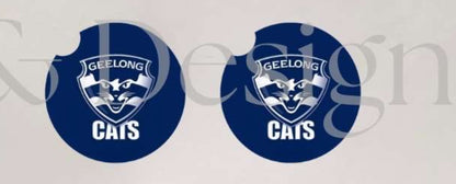 AFL Footy Car Coasters