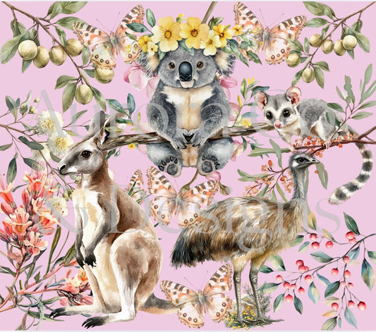 20oz Sublimation Print #44 - Australian Animals
