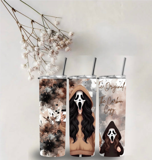 The Original, The Carbon Copy – Mum & Daughter Ghostface Tumbler (20oz)
