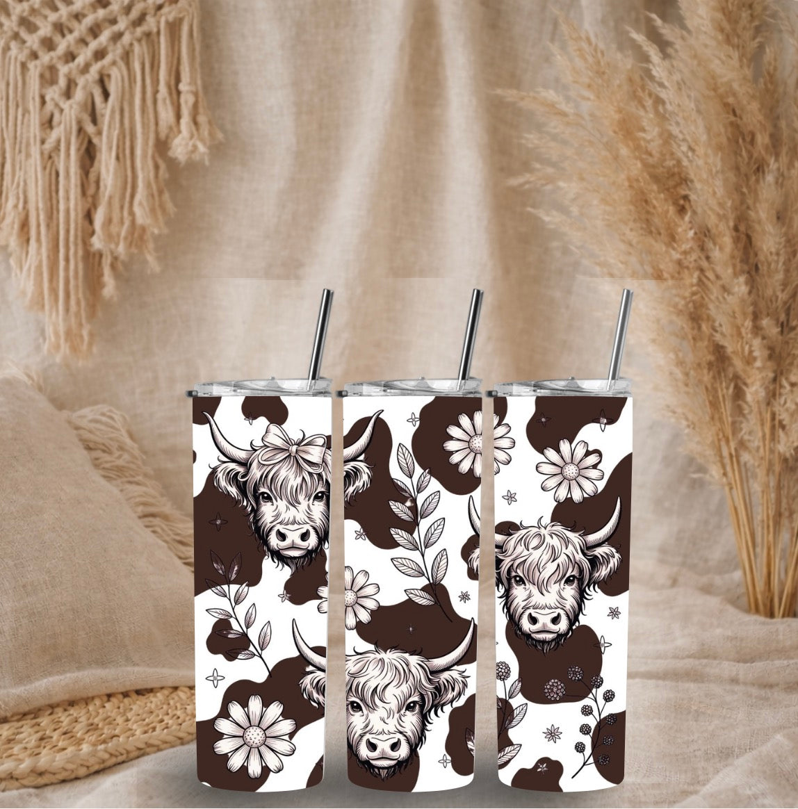 Highland Cow - 20oz Tumbler