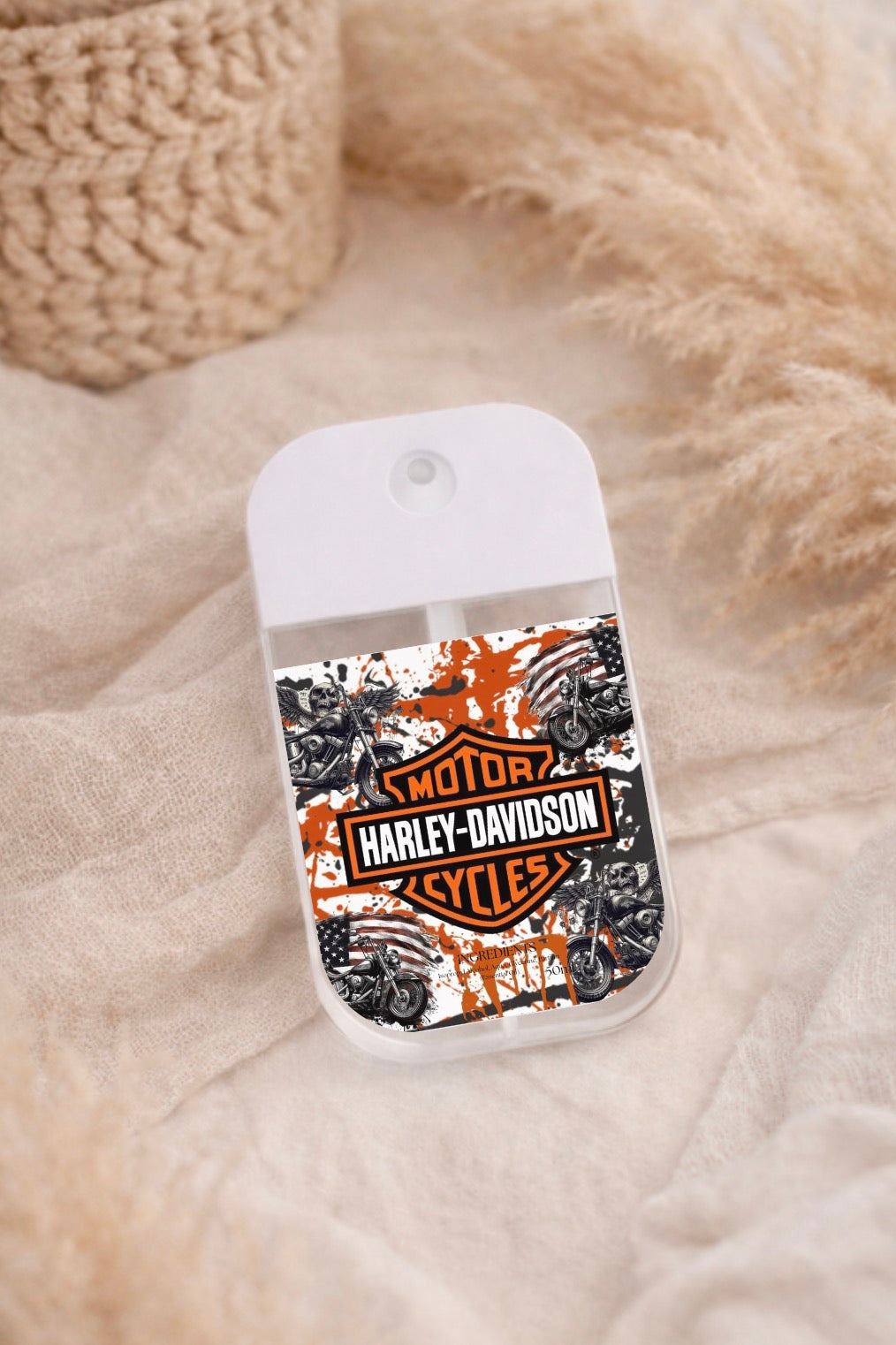 Hand Sanitizer Spray - Harley Davidson Orange