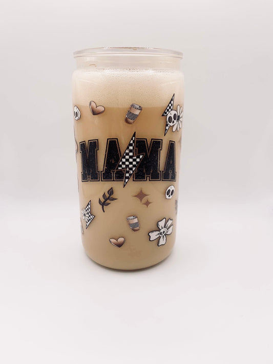 16oz - Coffee Milk Snowglobe (Mama)