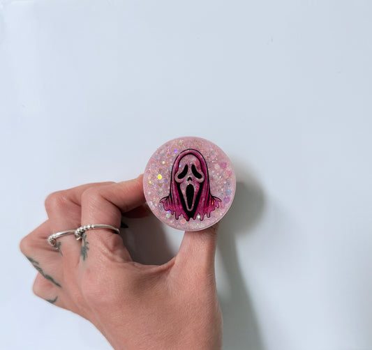 Ghost Face Pop Socket