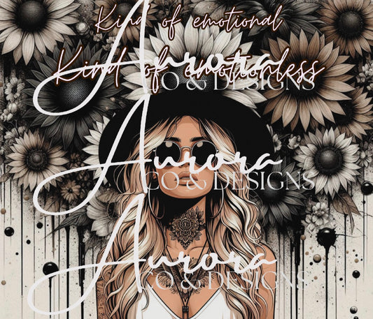 20oz Insulated Cup- Kind Of Emotional, Kind Of Emotionless