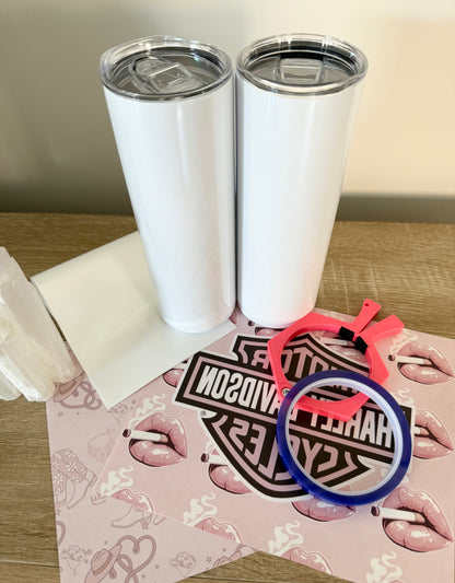 DIY Sublimation Tumbler Bundle – 20oz