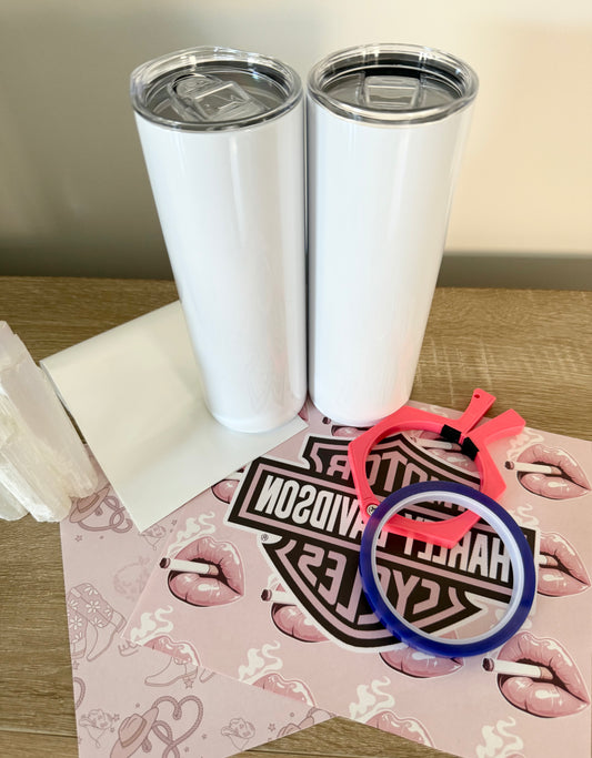 DIY Sublimation Tumbler Bundle – 20oz