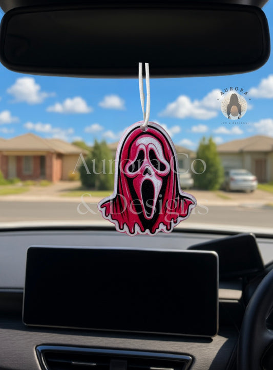 Pink Ghostface Air Freshener