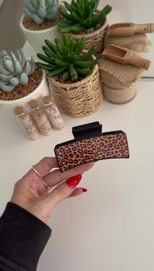 Leopard Claw Clip