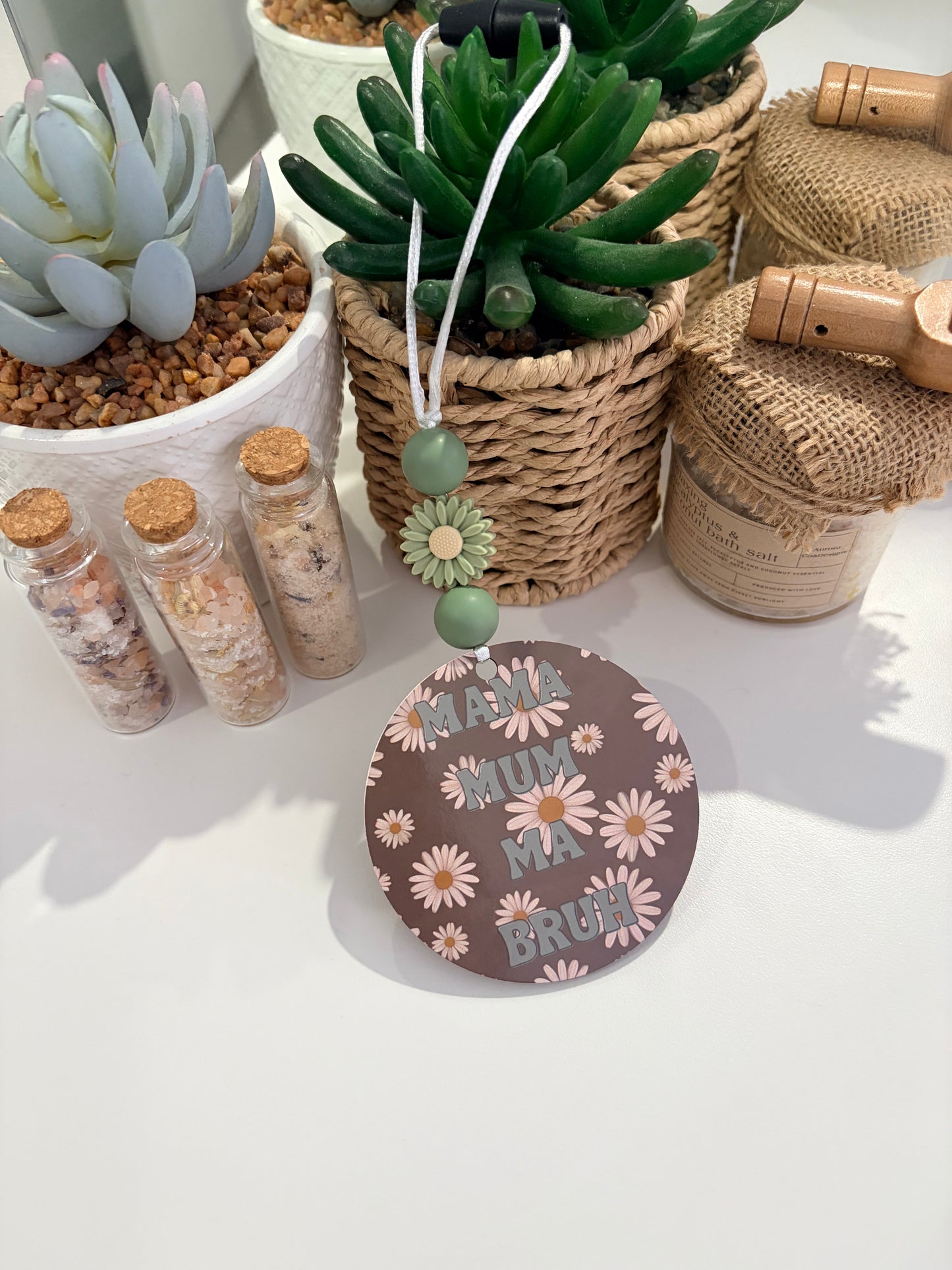 Pre - Made Mama Mum Ma Bruh Car Hanger