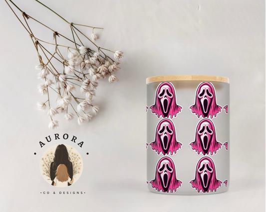 Pink Ghostface Candle 230g