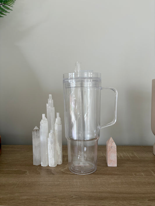 40oz Snowglobe Tumbler