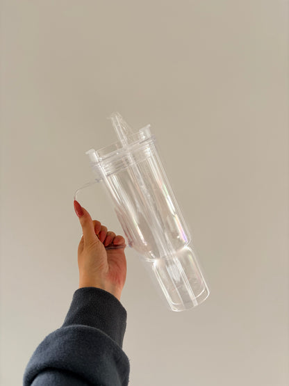 40oz Snowglobe Tumbler