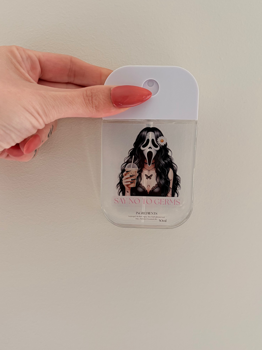 Hand Sanitizer Spray - Ghost Face Say No To Germs