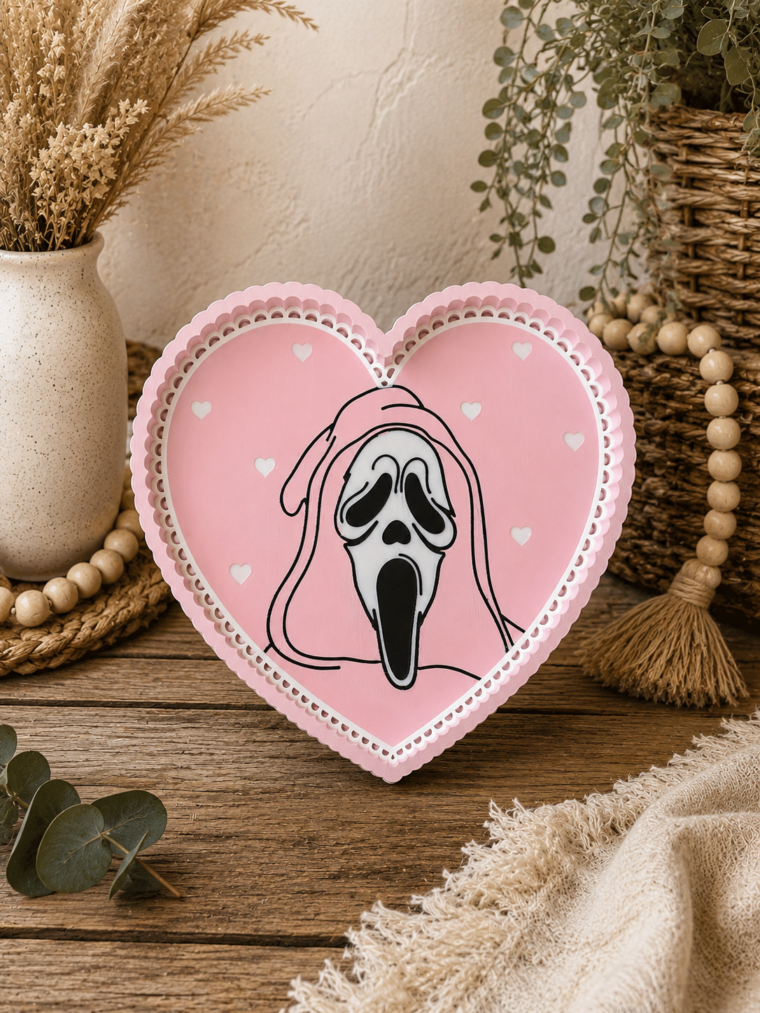 Ghostface Heart Trinket Tray