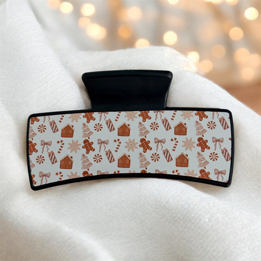 Christmas Boho Claw Clip