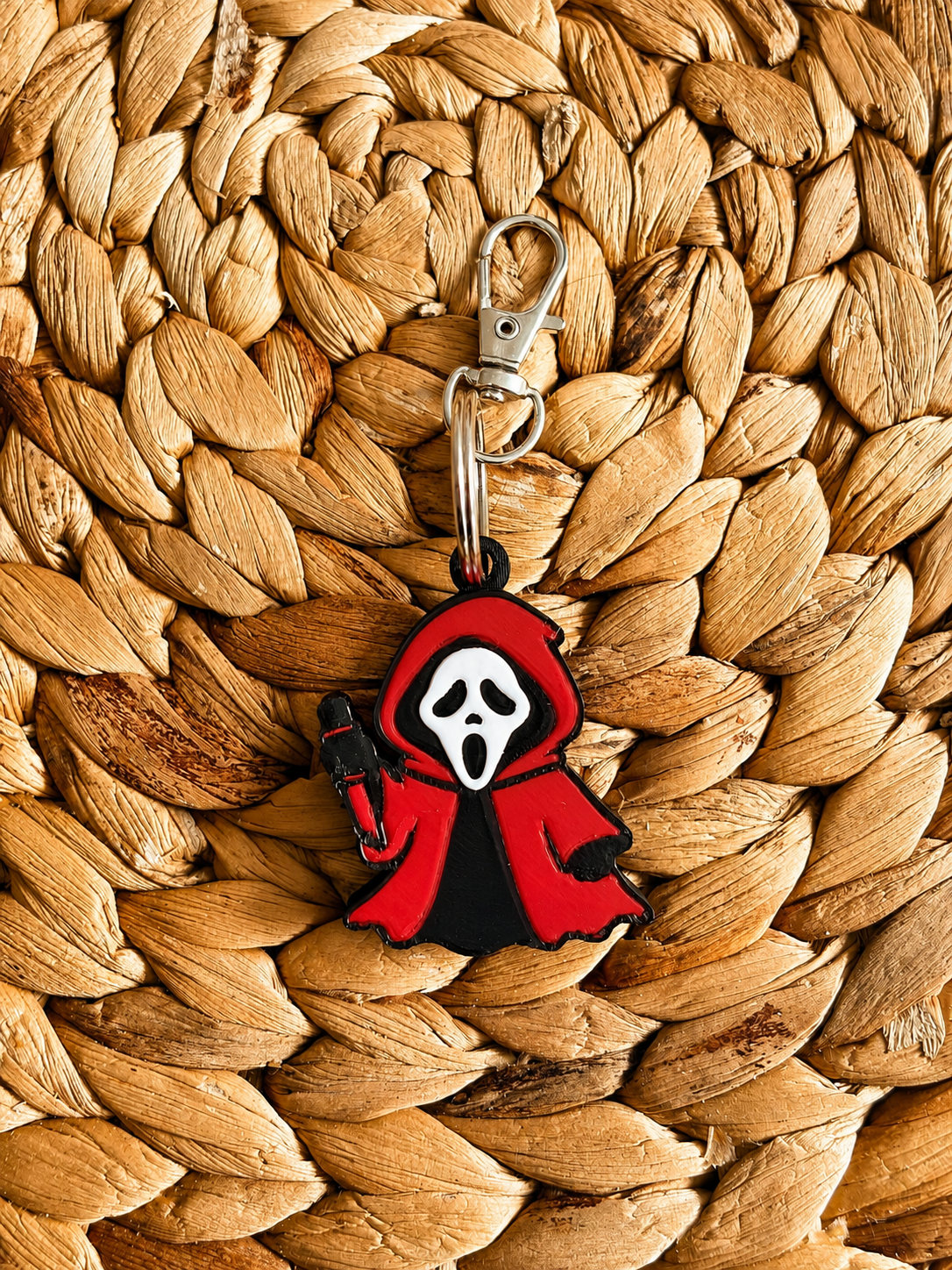 Black & Red Ghostface Can Opener - (Keychain)