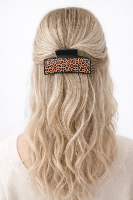Leopard Claw Clip