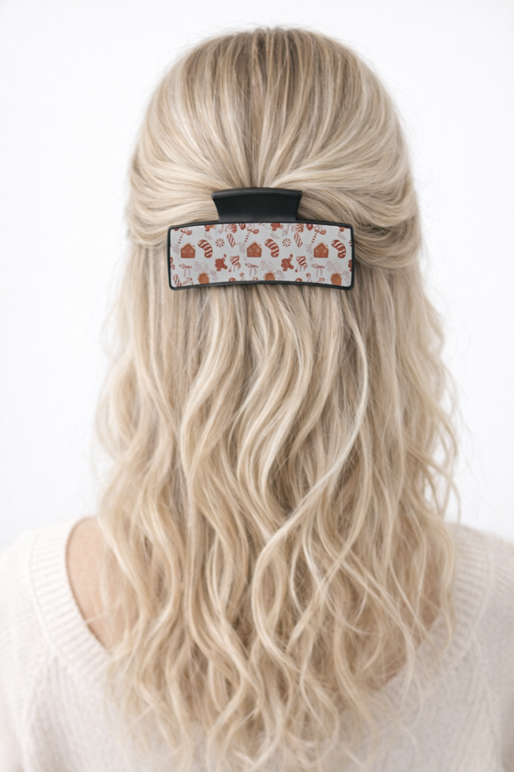 Christmas Boho Claw Clip