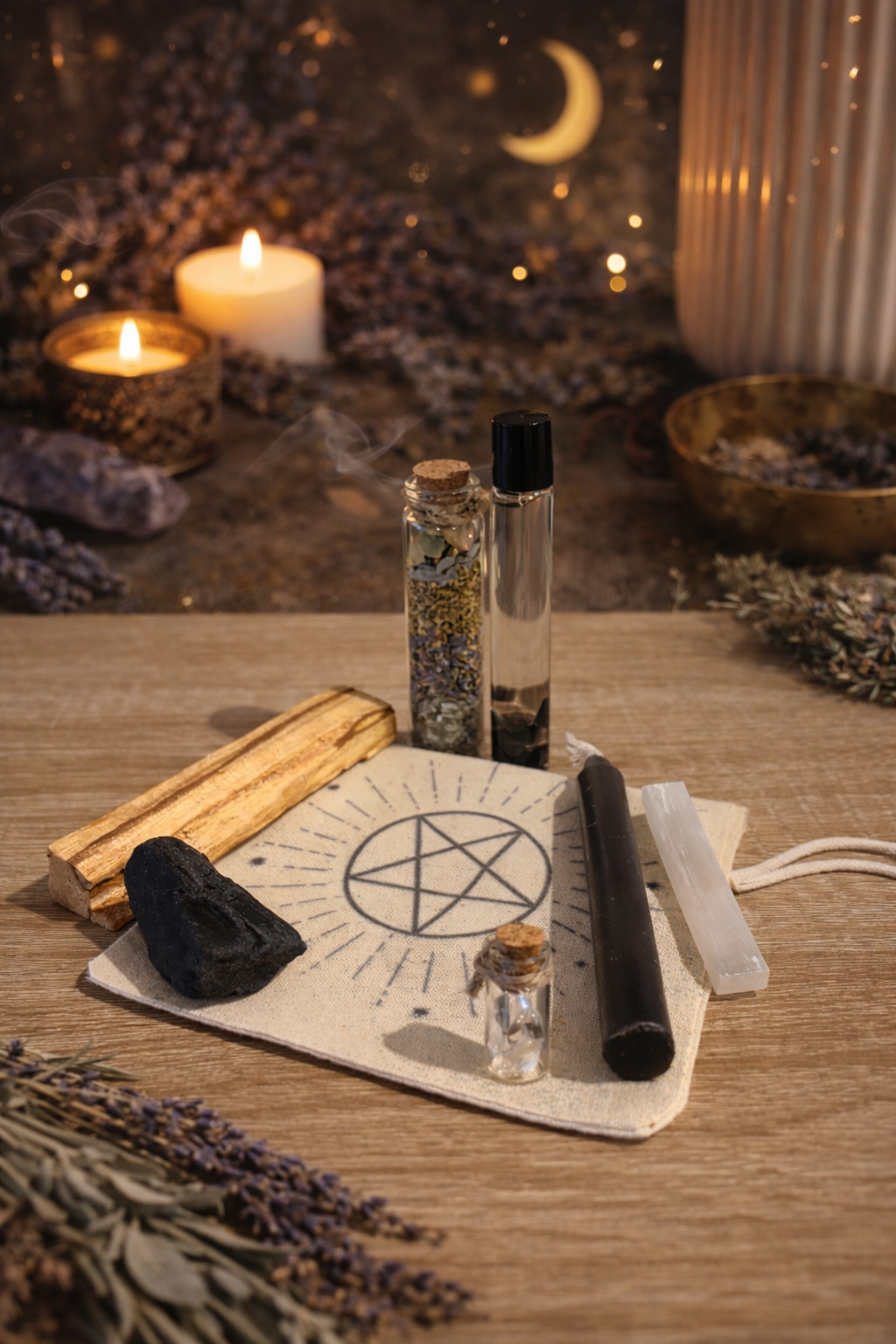 Purifying Ritual Kit 🖤 Protection & Cleansing Ritual Kit – Aurora Co & Designs