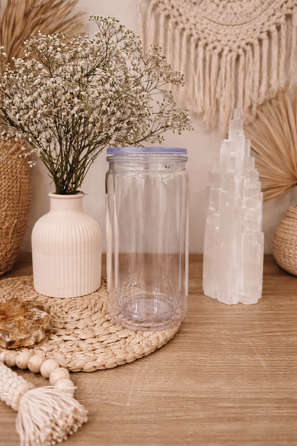 16oz Snowglobe Tumblers - Acrylic