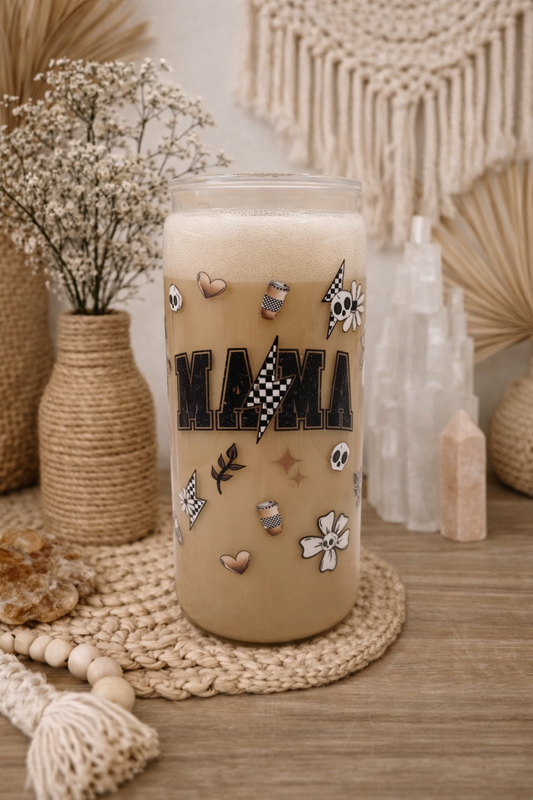 16oz - Coffee Milk Snowglobe (Mama)