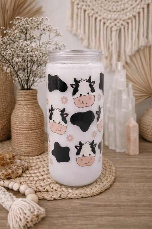 16oz - Cow Milk Snowglobe