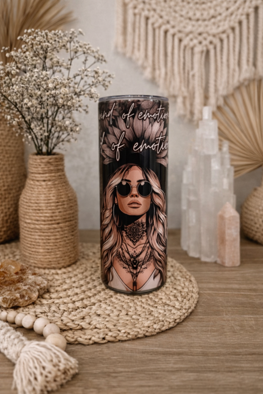 20oz Insulated Cup- Kind Of Emotional, Kind Of Emotionless