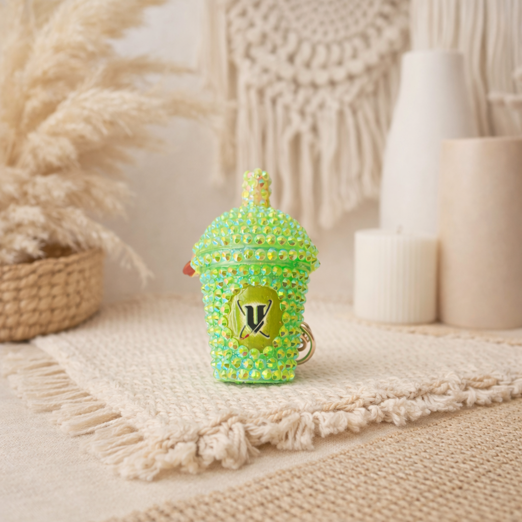 Green V Energy Drink - Pre Made Keyring