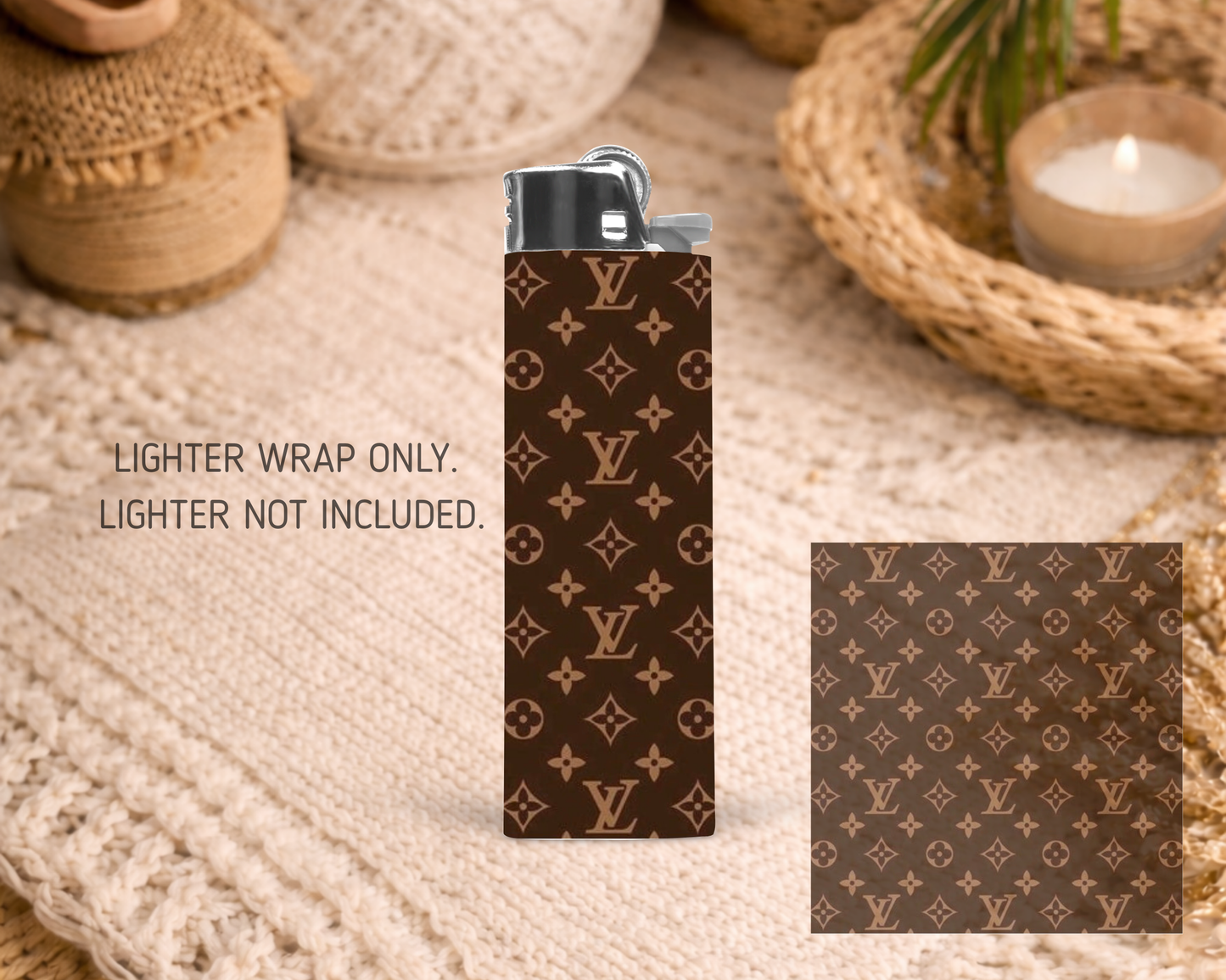 BIC Lighter Wrap #32 - Brown LV