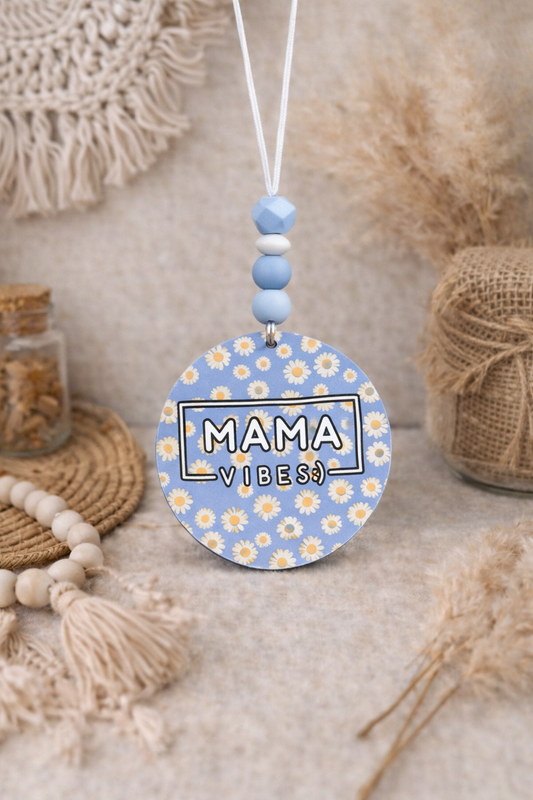 Pre Made - Blue Mama Vibes Car Hanger