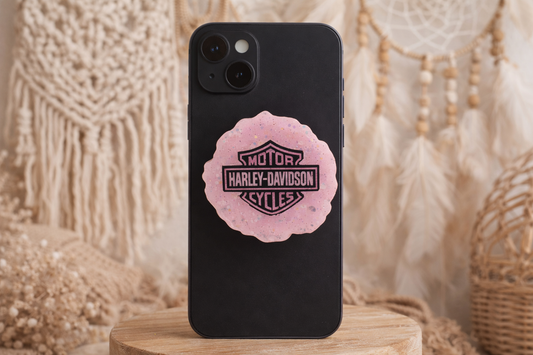 Pink Harley Davidson Pop Socket