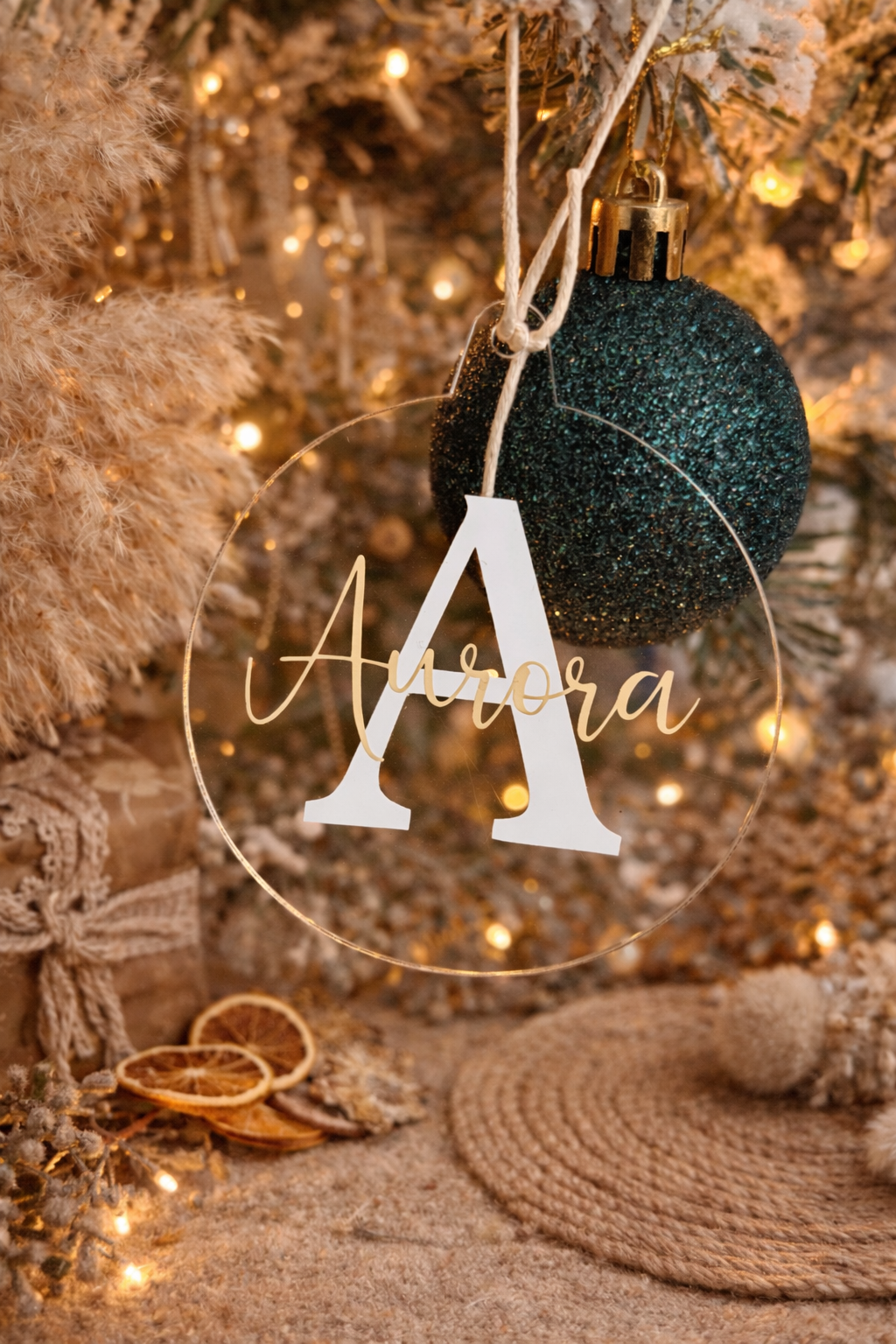 Personalised Acrylic Name Ornament