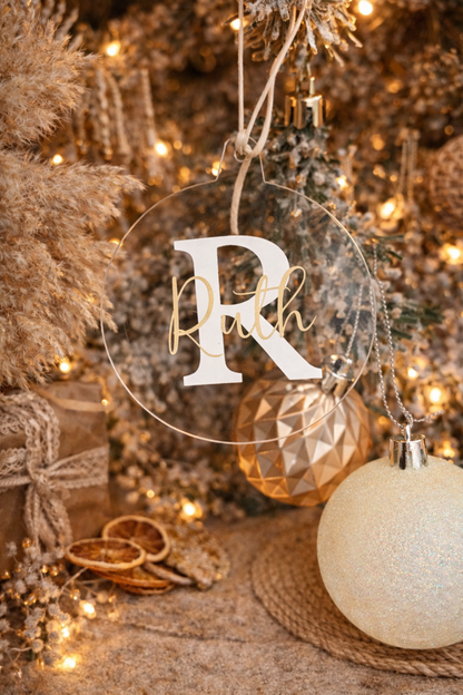 Personalised Acrylic Name Ornament