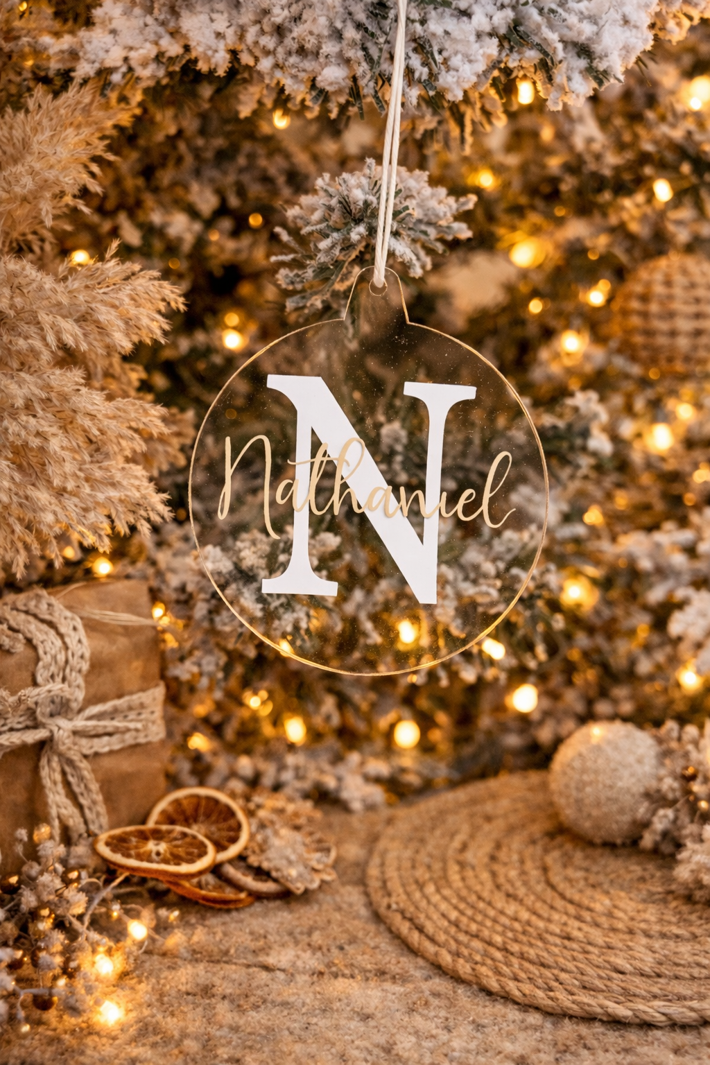 Personalised Acrylic Name Ornament