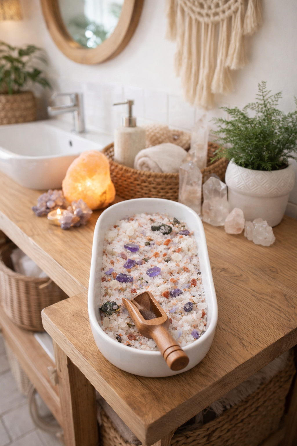 💜 Amethyst Crystal Bath Salts – Miss Dior Inspired 230G