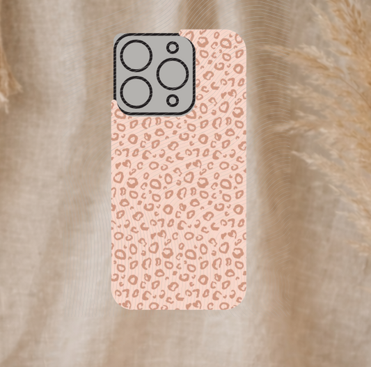 Beige Leopard Boho Phone Case