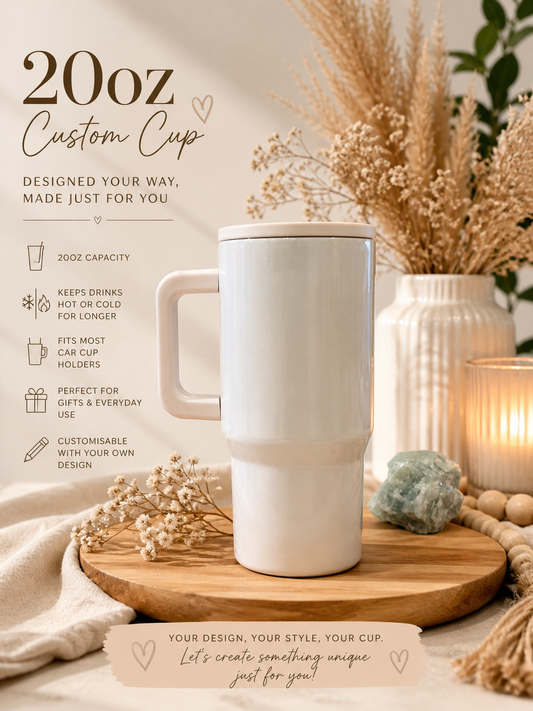 20oz Handle Tumbler - Custom