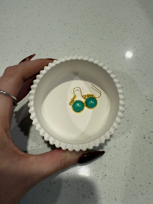 Handmade Earrings - Green