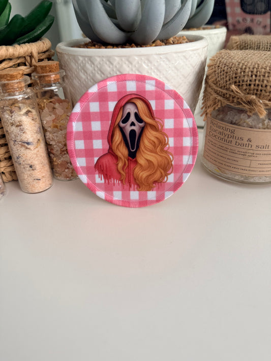 Iron On Patches - Pink Ghost