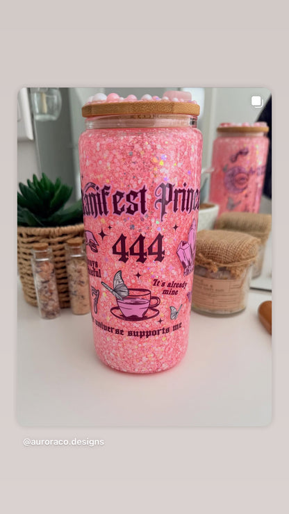 Manifest - Pre Made Snow Globe Tumbler