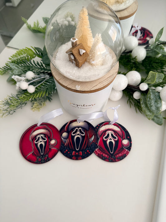 Ghostface Trio - Christmas Ornament