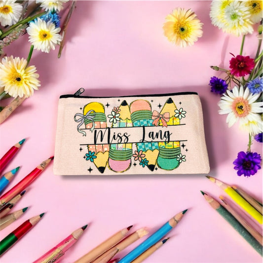 Customised Teacher Canvas Case