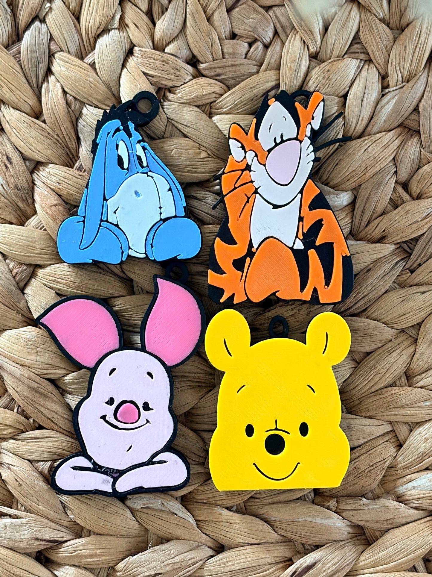 Winnie The Pooh Characters - (Keychain)