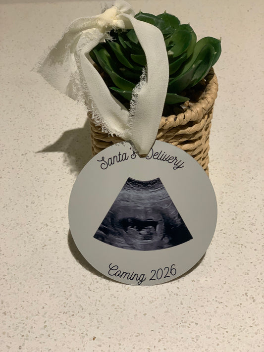 Personalised Aluminium Christmas Photo Ornaments