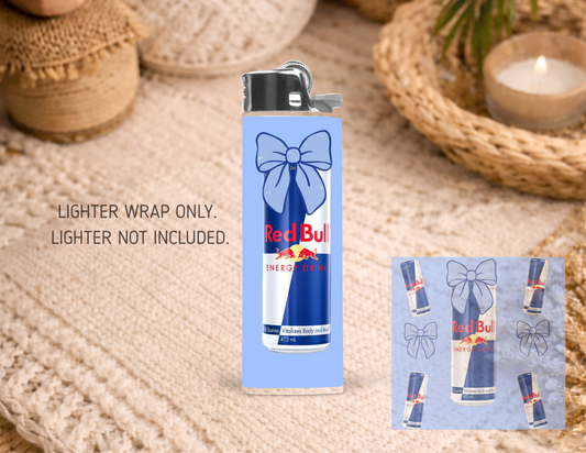 BIC Lighter Wrap #54 - Red Bull