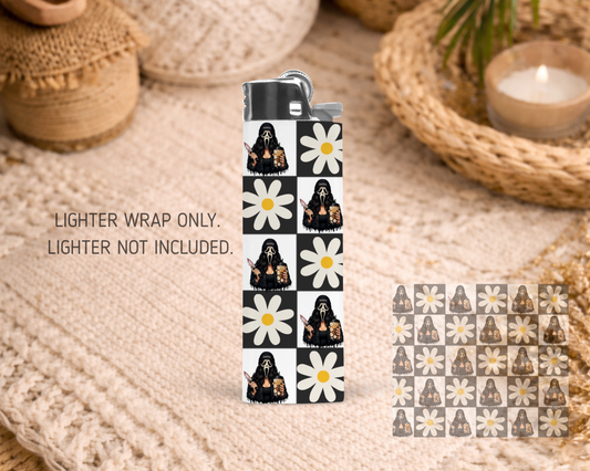 BIC Lighter Wrap #89 - Checker Mama Daisy Ghostface