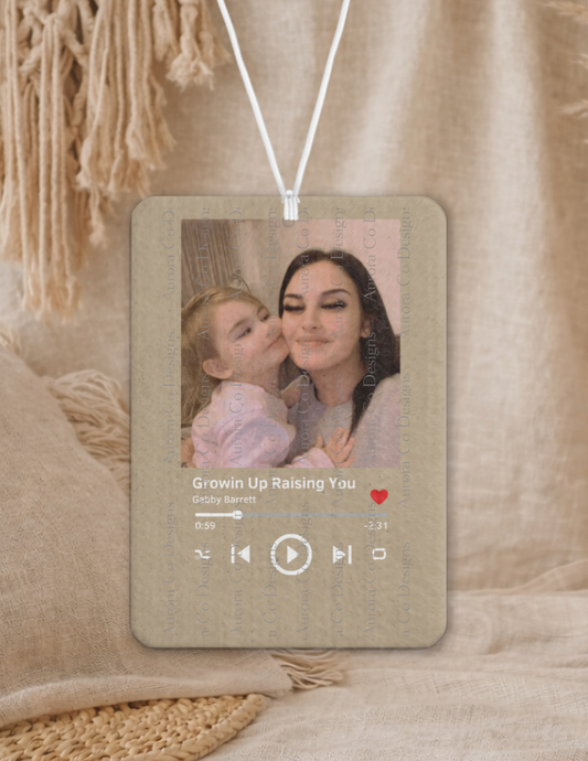 Personalised Spotify Playlist Air Freshener