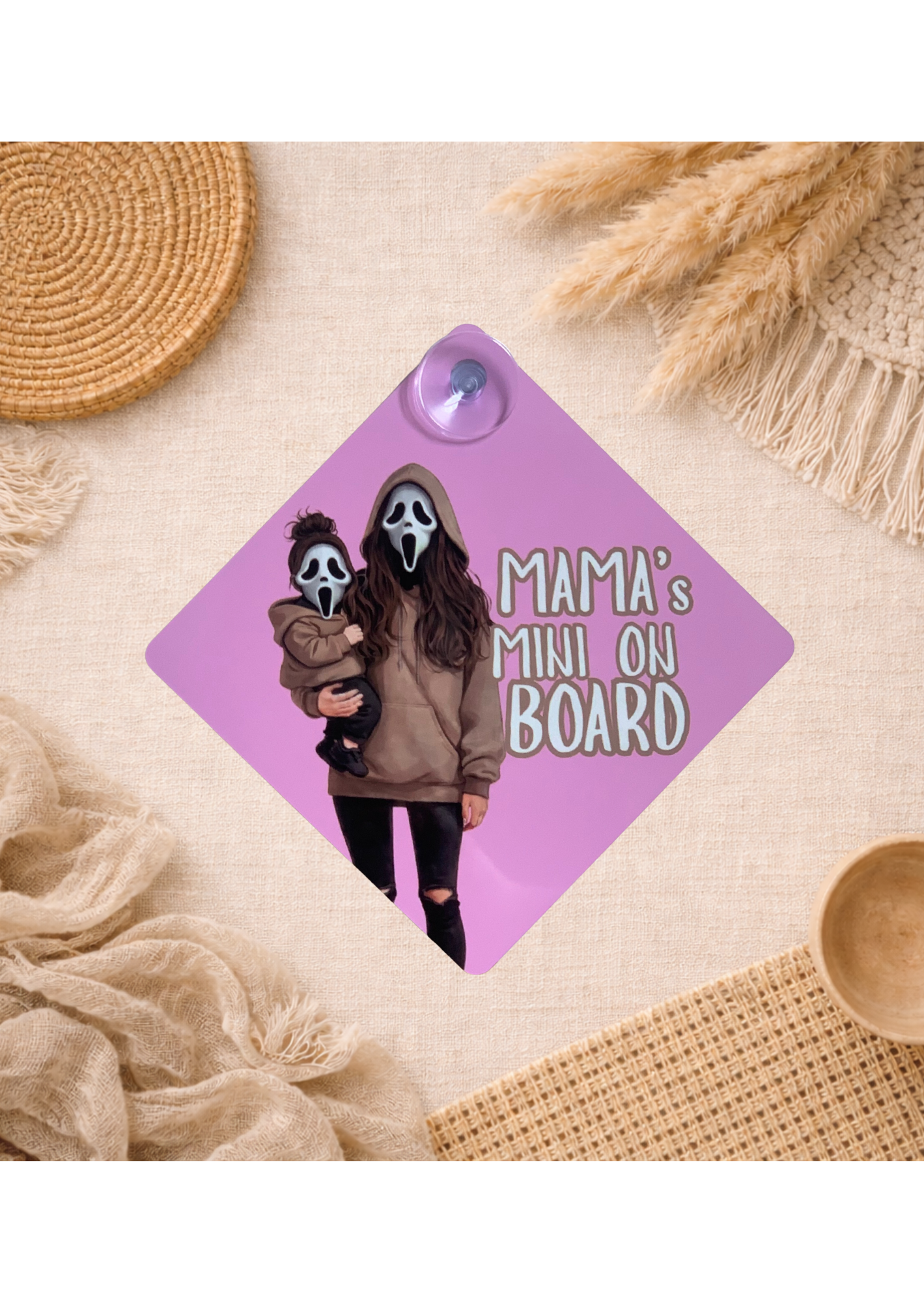 Baby On Board Car Sign - Mama’s Mini