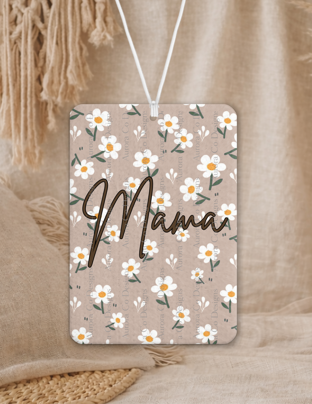 Boho Brown Daisy Mama - Air Freshener