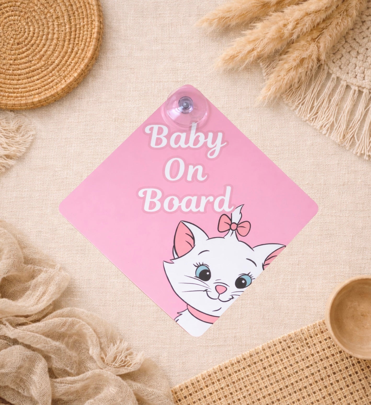 Baby On Board Car Sign - Marie